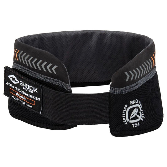 Shock Doctor Ultra 2.0 Neck Guard - Black-Grey - SENIOR