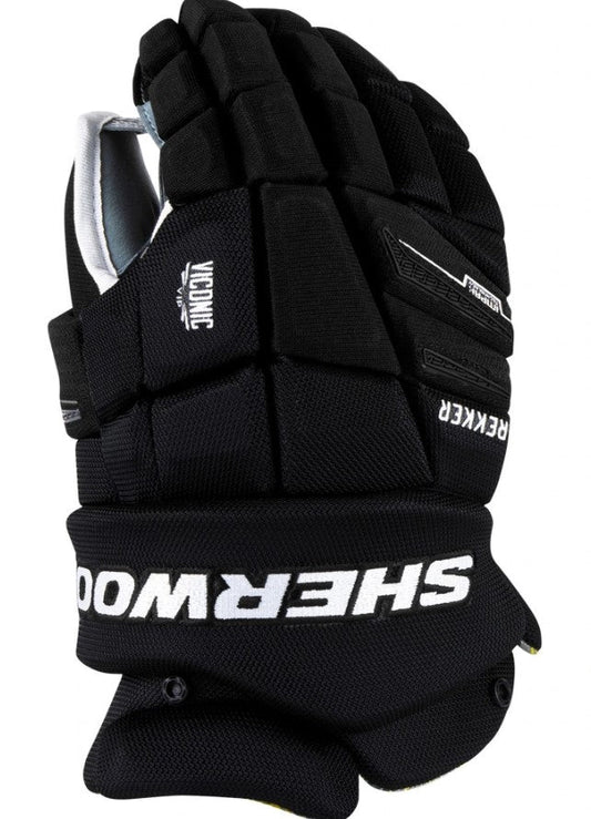 Sherwood Rekker Element 1 Senior Hockey Gloves - Black