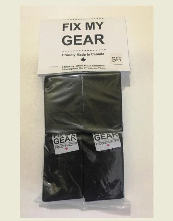 Fix My Gear - Shin Guard Elastics - Senior BLACK