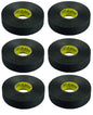 Hockey Stick Tape - Black - 6-roll pack