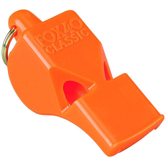 Fox 40 Classic Safety Whistle and Strap Orange