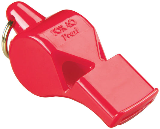 Fox 40 Pearl Safety Whistle and Strap Red