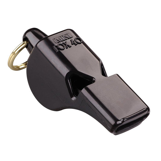 Fox 40 Mini Whistle and Lanyard Black