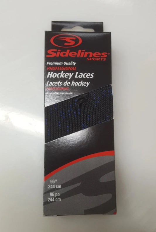 Sidelines Waxed Laces - BLACK