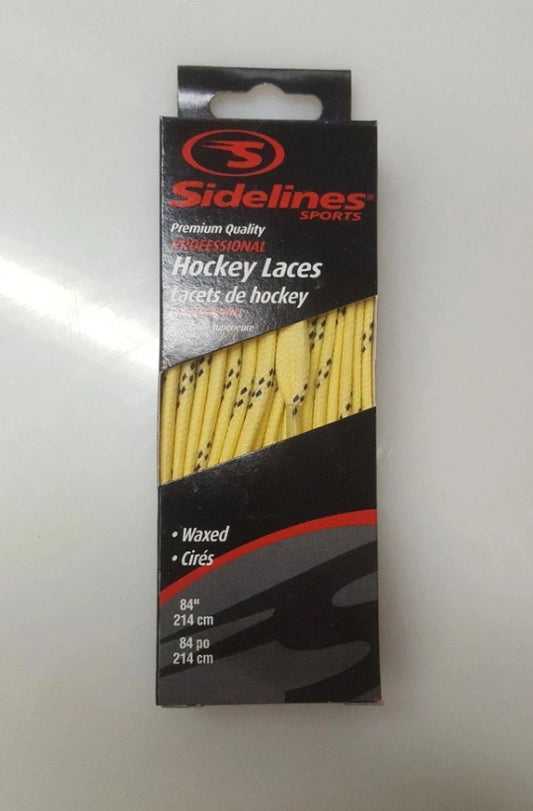 Sidelines Waxed Laces - YELLOW