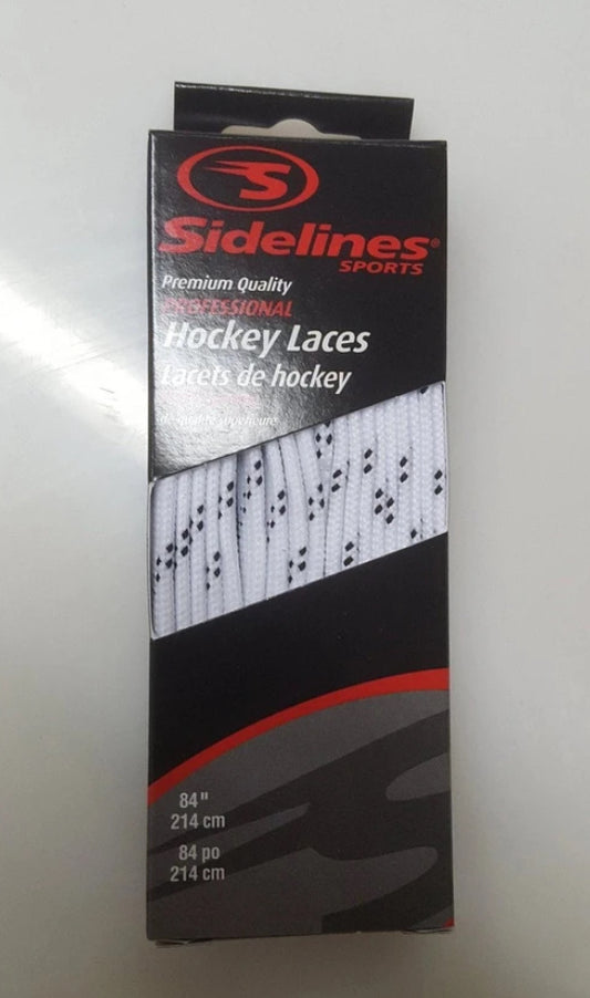 Sidelines Waxed Laces - WHITE