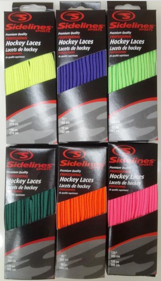 Sidelines Hockey Laces - Colours