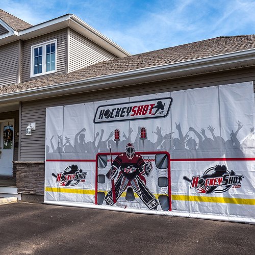 HOCKEYSHOT Crowd Goes Wild Shooting Tarp
2,13m x 4,88m